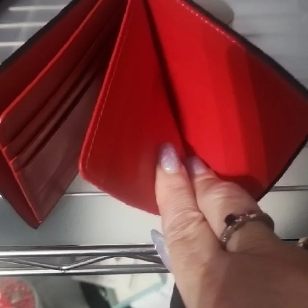 Louboutin Limited Edition Studded Bifold Wallet with Money Clip